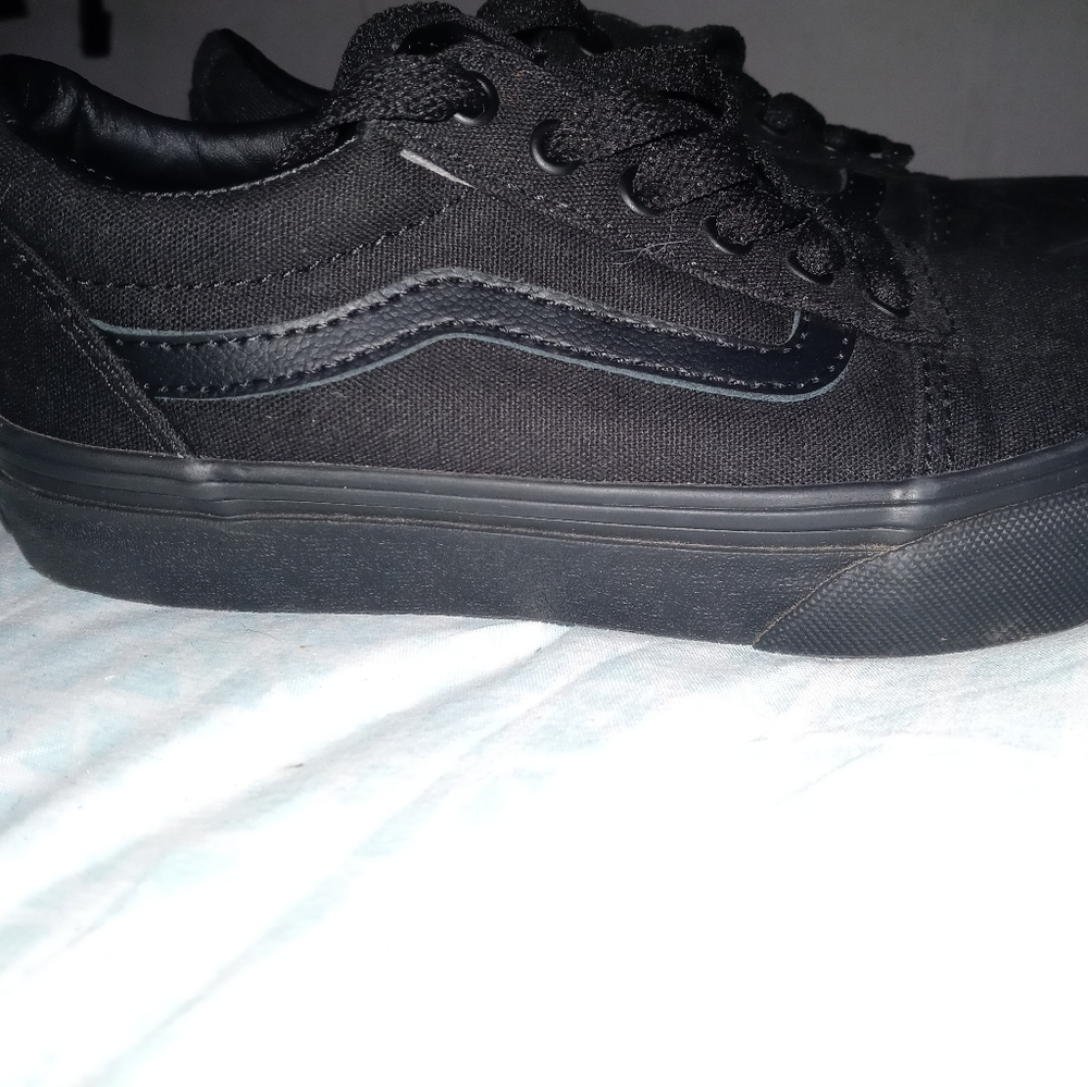 Kids Black Vans